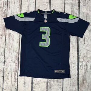 Russell Wilson Youth Boys Kids Seattle Seahawks NFL Football Nike Jersey